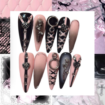 Baby Stiletto Acrylic Press On Nail - MaYonail Store