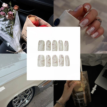 Love is adventure Square Press On Nail