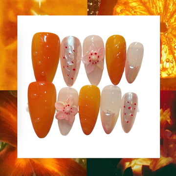 Y2K Jaguar Almond Press On Nail - MaYonail Store