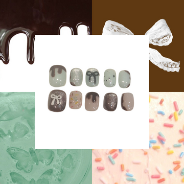 Sprinkle Sunday Acrylic Square Press On Nail