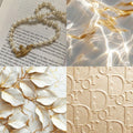 Floral Frenchstip Acrylic Square Press On Nail - MaYonail Store