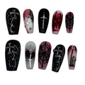 Spider Verse Acrylic Coffin Press On Nail - MaYonail Store