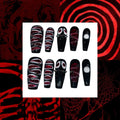 Spooky Ghoul Acrylic Coffin Press On Nail - MaYonail Store
