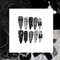Gothic Coquette Stiletto Acrylic Press On Nail - MaYonail Store