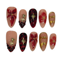 Sunset Shimmer Acrylic Almond Press On Nail - MaYonail Store
