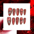 Halloween Zombie Acrylic Almond Press On Nail - MaYonail Store