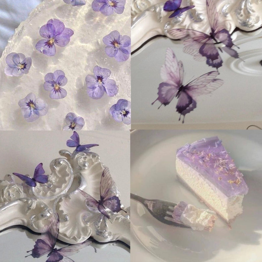 Lilac Dream Acrylic Coffin Press On Nail