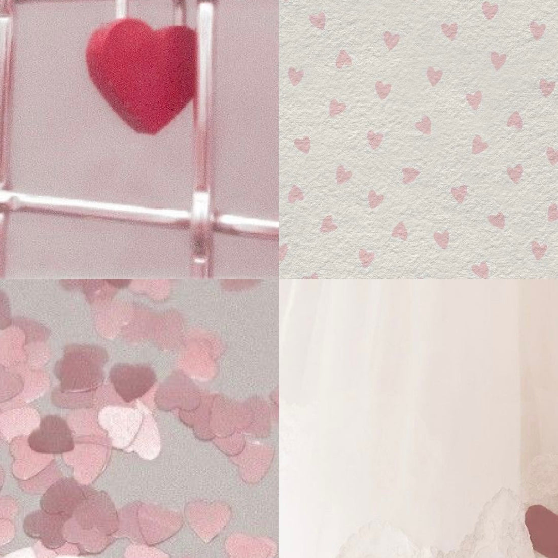 Coquette Love Acrylic Square Press On Nail