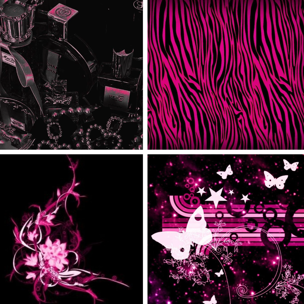 Midnight Safari Acrylic Square Press On Nail