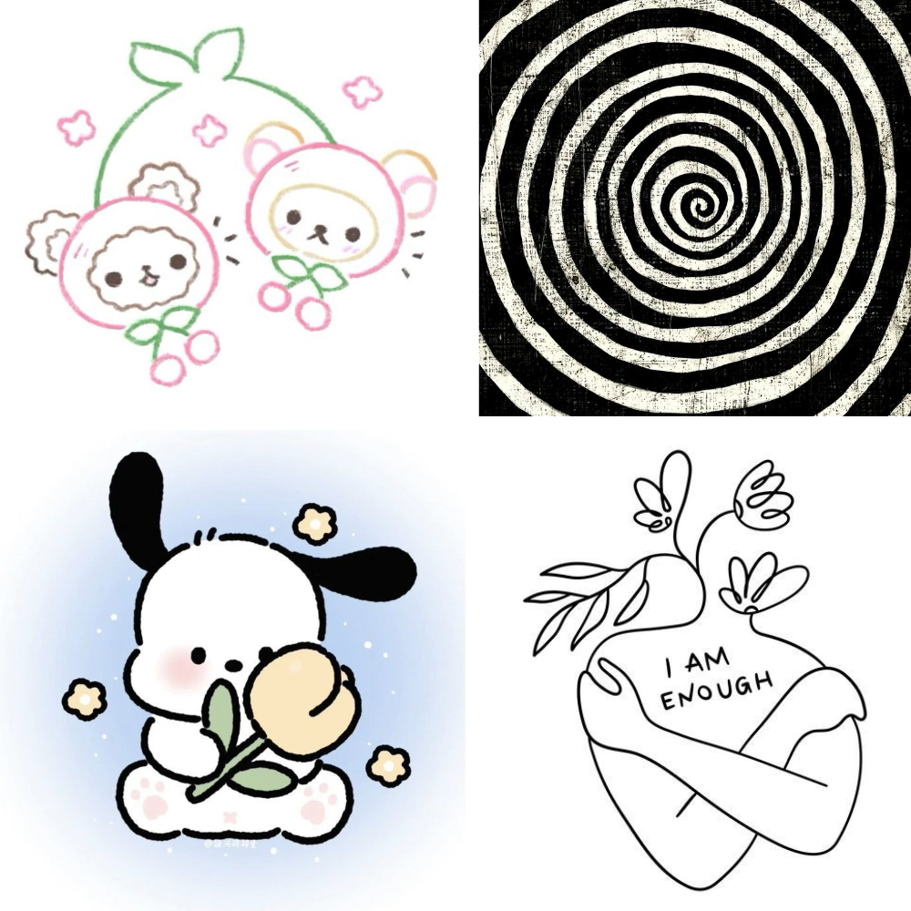 Self Love Acrylic Square Press On Nail