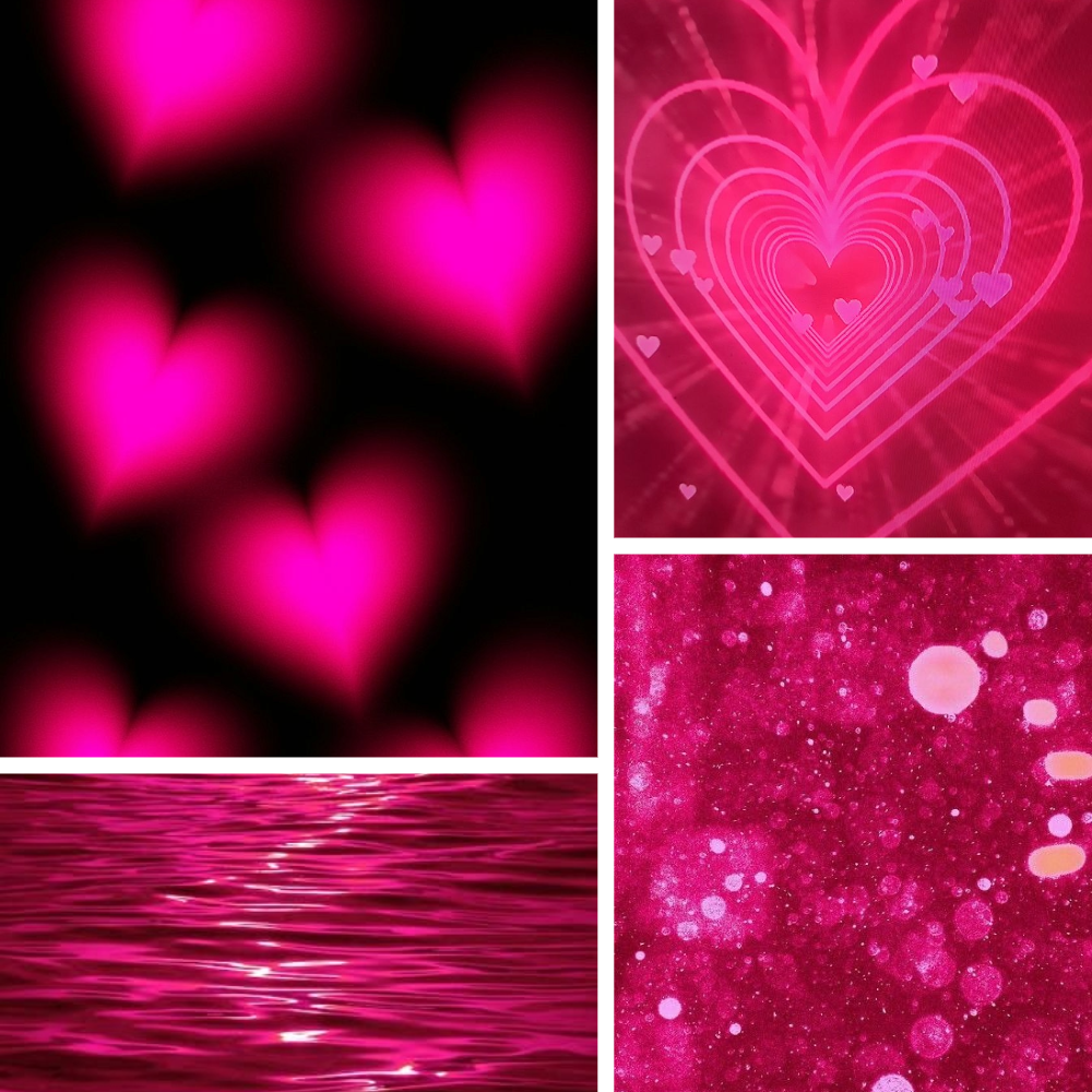 Ombre Love Acrylic Coffin Press On Nail - MaYonail Store