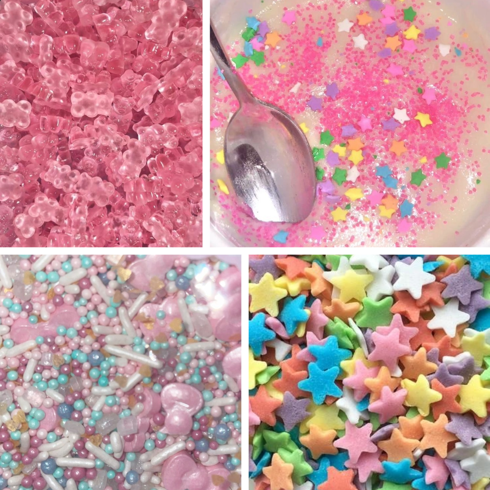 Sweet Sprinkle Acrylic Oval Press On Nail - MaYonail Store