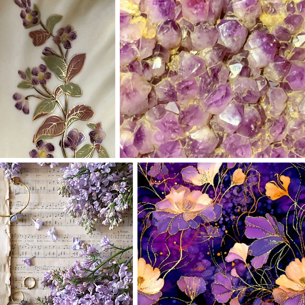 Floral Fun Acrylic Square Press On Nail - MaYonail Store