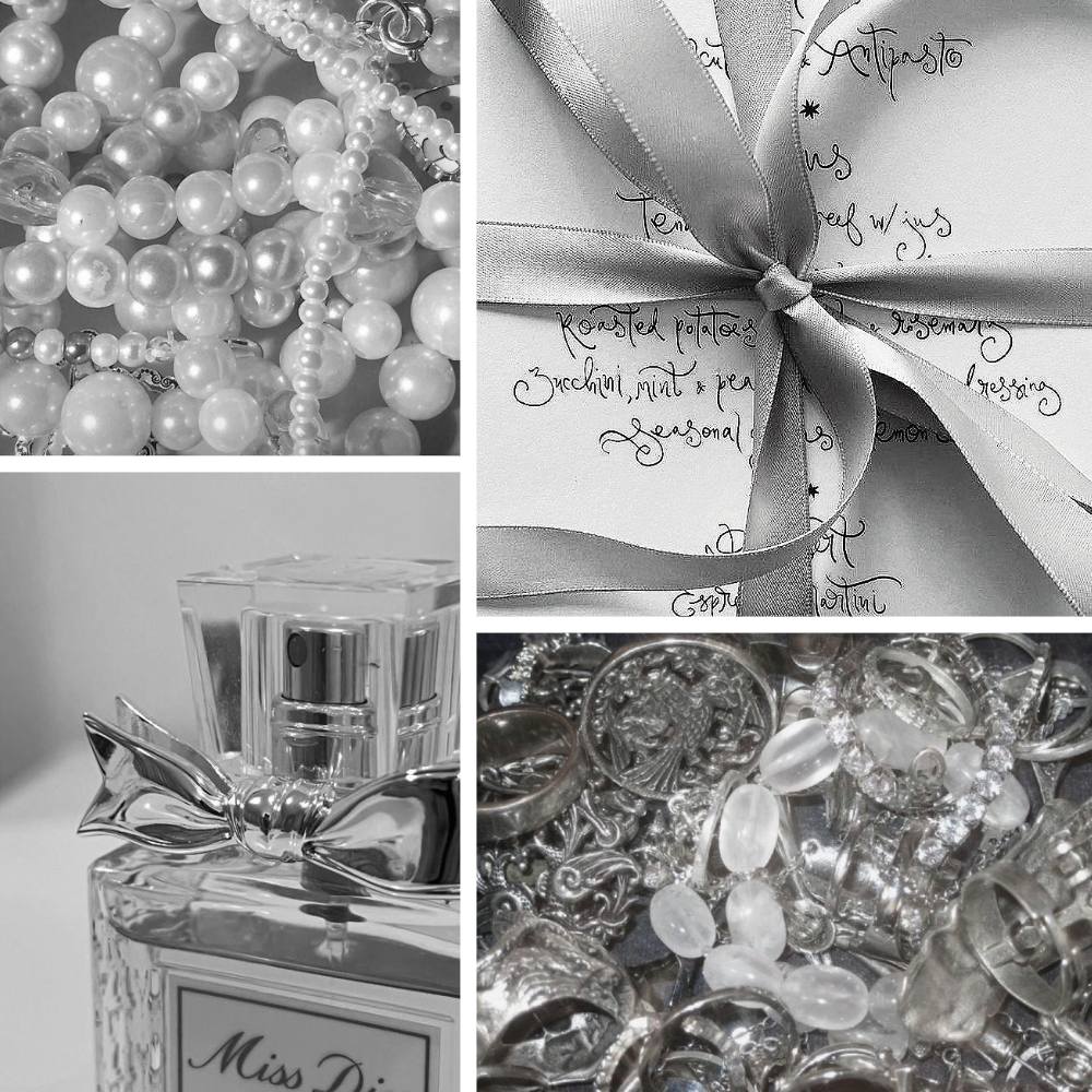 Simple Silver Acrylic Almond Press On Nail - MaYonail Store