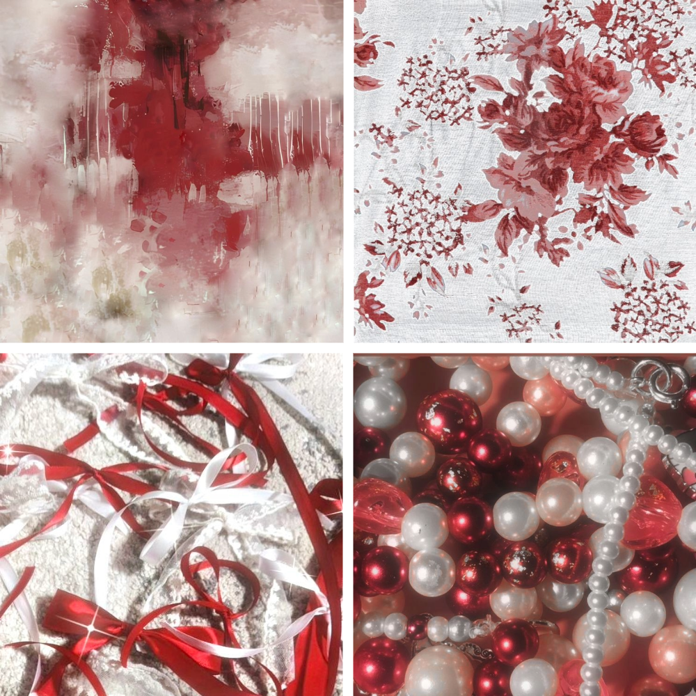 Ombre Love Acrylic Stiletto press On Nail