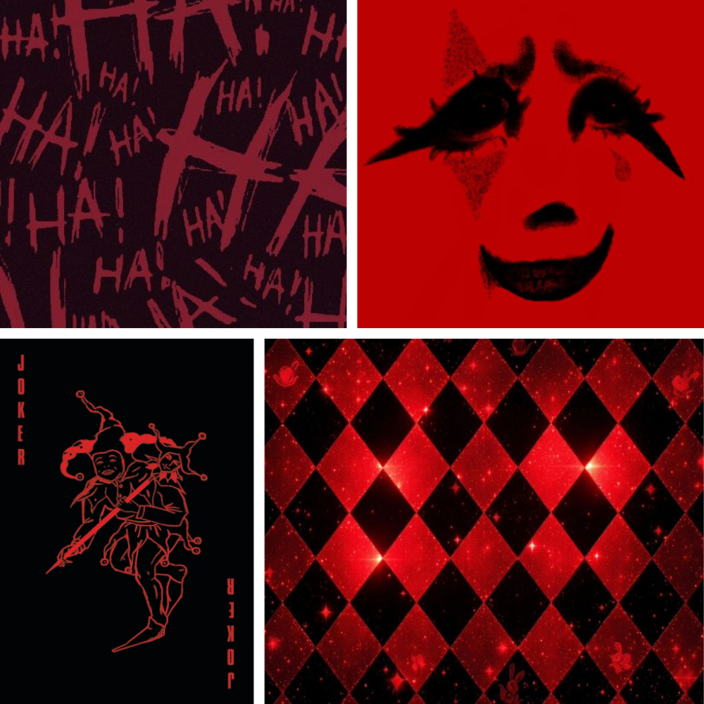 Joker Acrylic Coffin Press On Nail