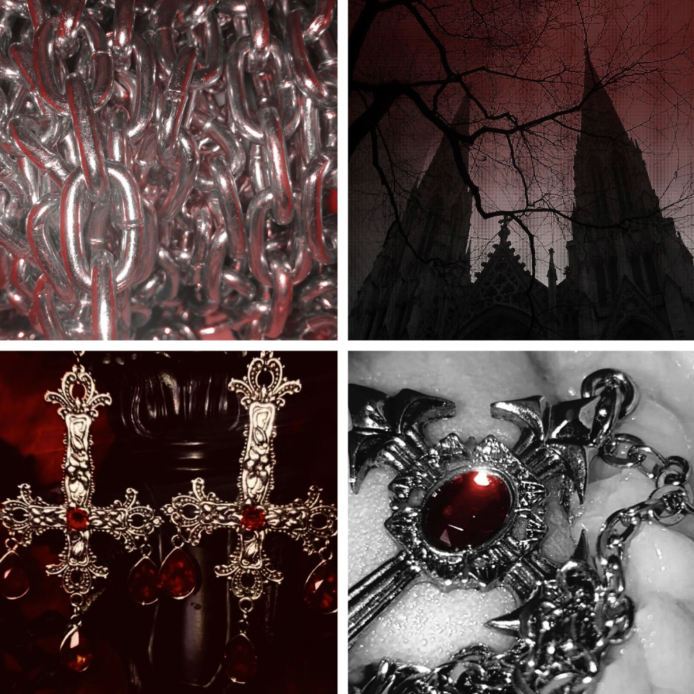 Bloody Mary Acrylic Coffin Press On Nail