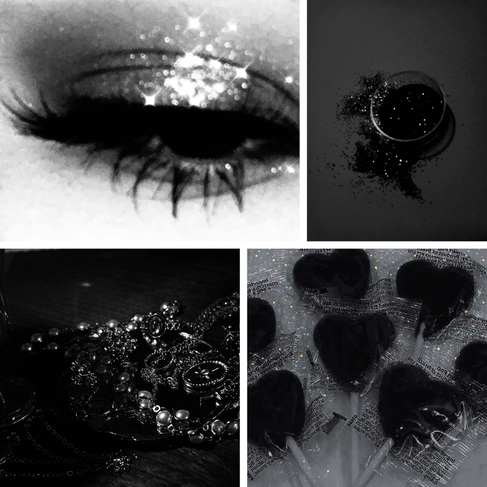 Glitter Bomb Acrylic Coffin Press On Nail