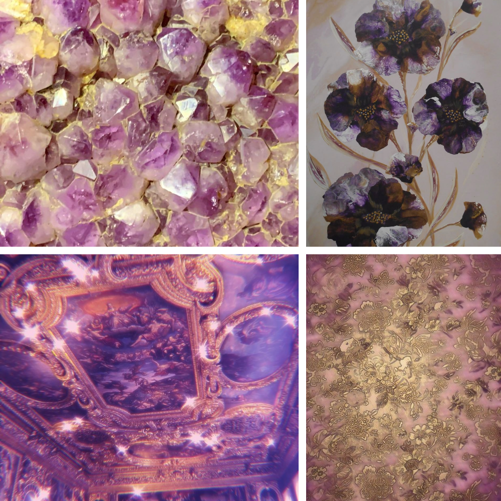 Lilac Shimmer Acrylic Coffin Press On Nail