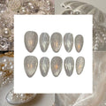 Pearly Class Acrylic Almond Press On Nail - MaYonail Store