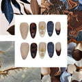 Tortoise Acrylic Almond Press On Nail - MaYonail Store