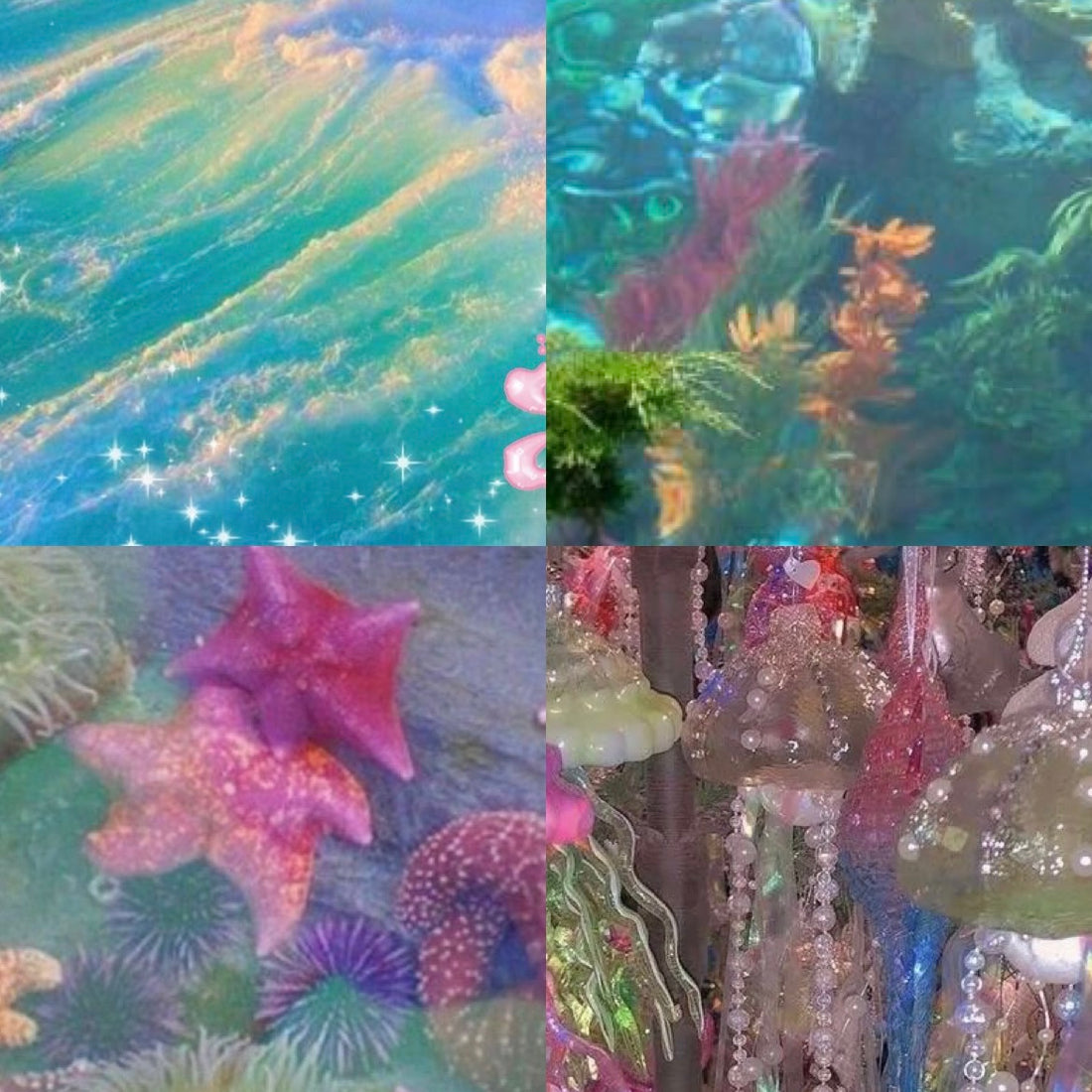 Vibrant Rainforest Acrylic Square Press On Nail