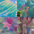 Vibrant Rainforest Acrylic Square Press On Nail - MaYonail Store