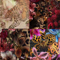 Tiger Flower Acrylic Almond Press On Nail - MaYonail Store