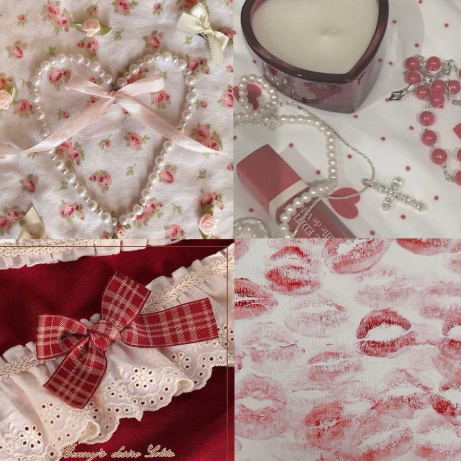 Valentine Acrylic Almond Press On Nail - MaYonail Store