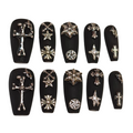 Gothic Love Acrylic Coffin Press On Nail - MaYonail Store
