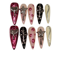 Metallic Madness Acrylic Stiletto Press On Nail - MaYonail Store