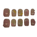 Sweet Sprinkle Acrylic Oval Press On Nail - MaYonail Store