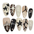 Starlight Acrylic Almond Press On Nail - MaYonail Store