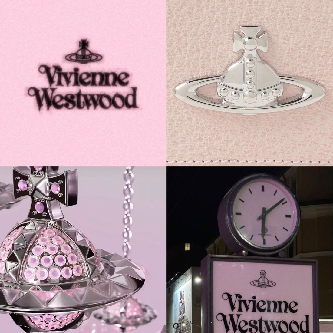 Vivienne's Pink Charm Acrylic Stiletto Press On Nail