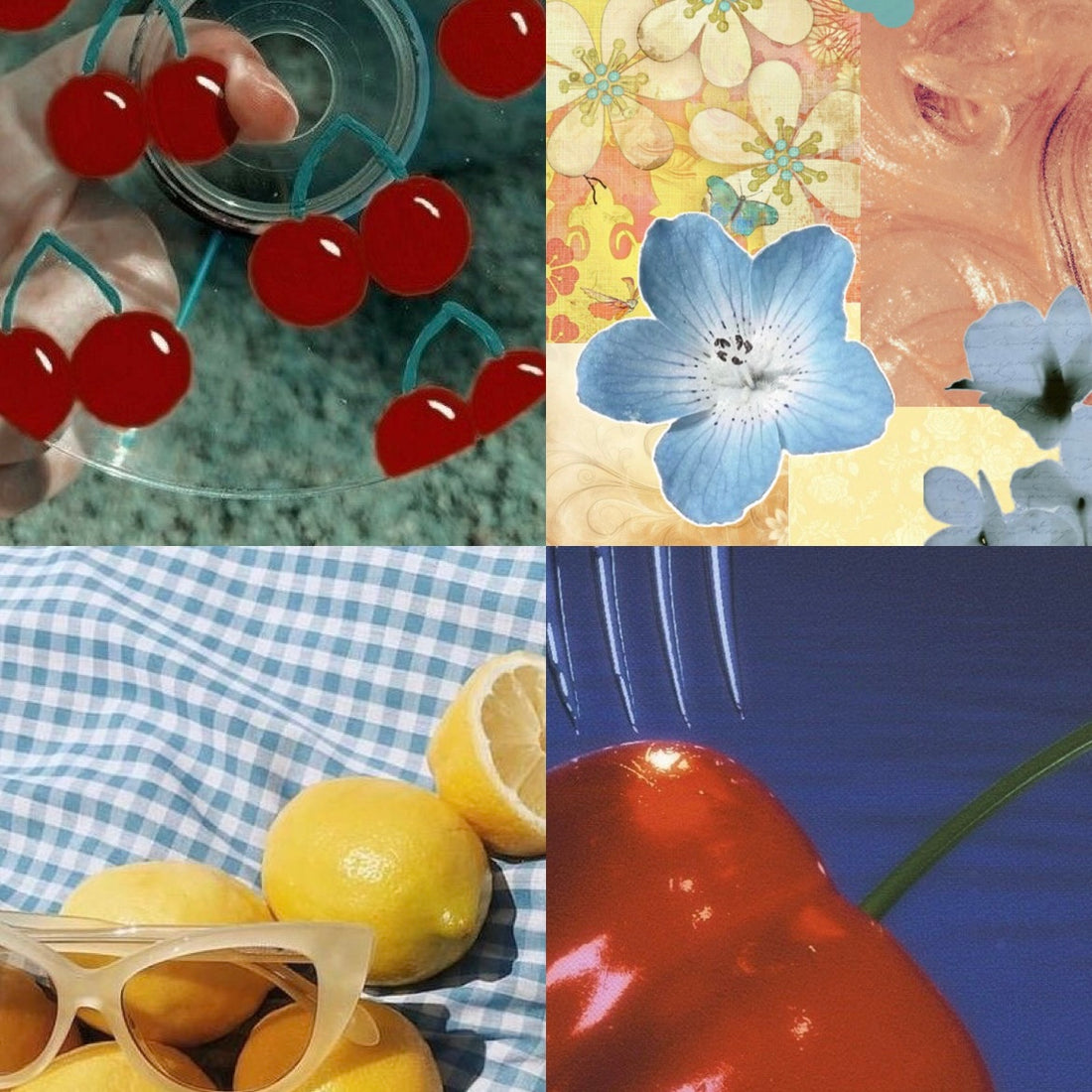 Cherry Pop Acrylic Coffin Press On Nail