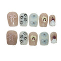 Icecream Sundae Acrylic Square Press On Nail - MaYonail Store