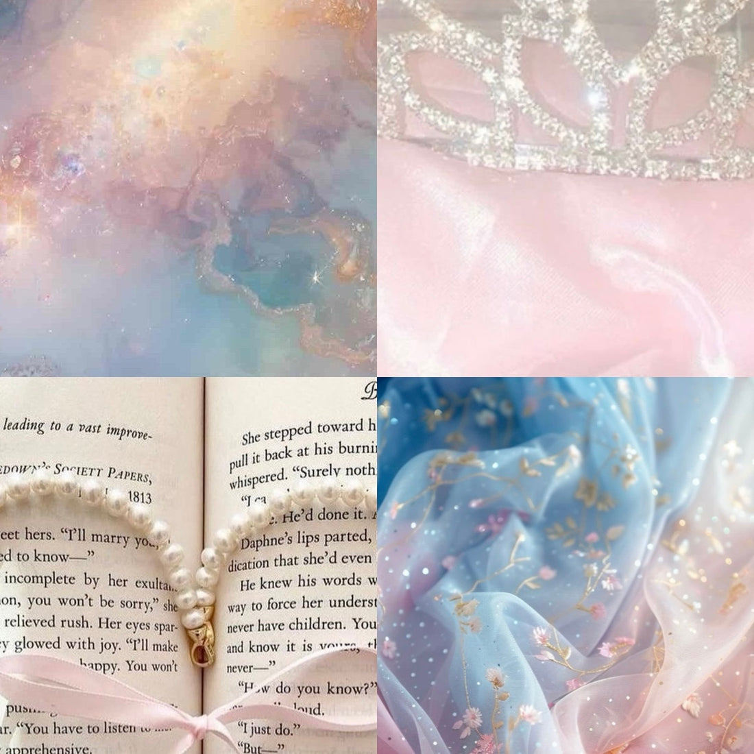 Classy Blue French Tip Acrylic Square Press On Nail