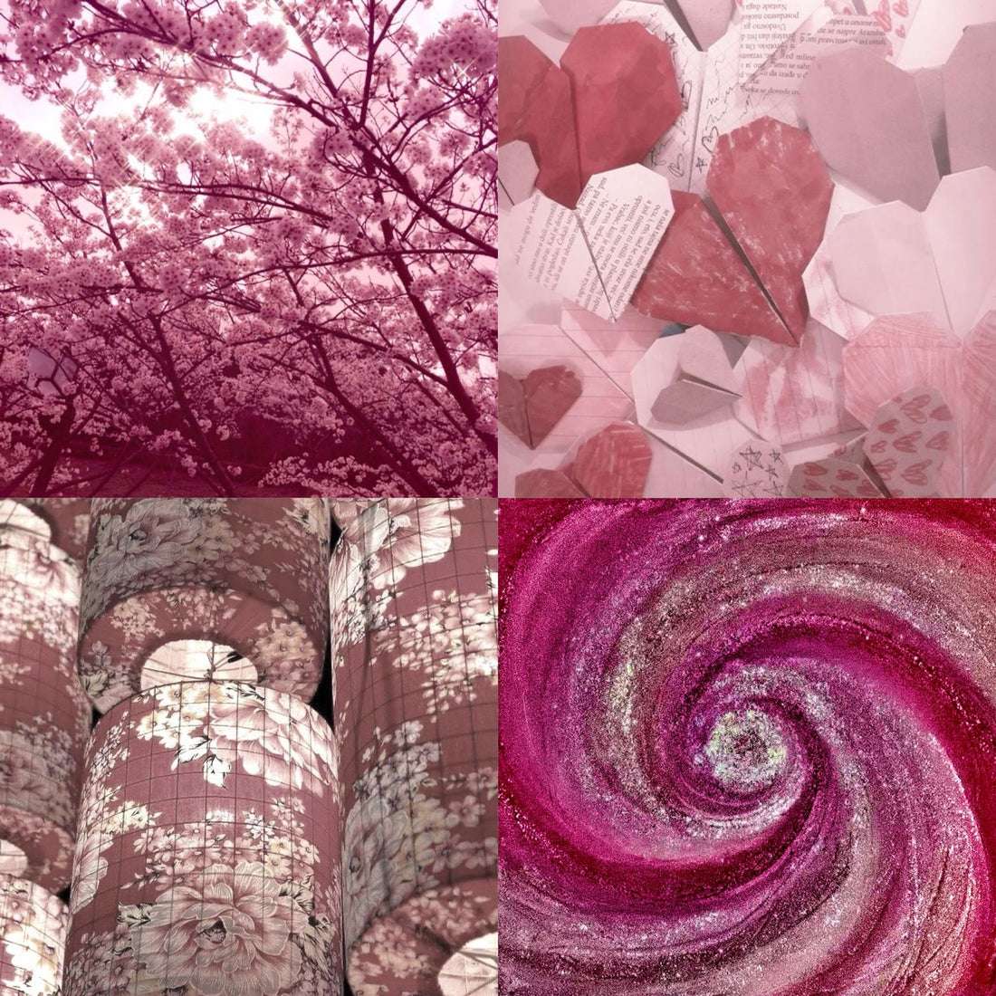 Cherry Sakura Acrylic Oval press On Nail - MaYonail Store