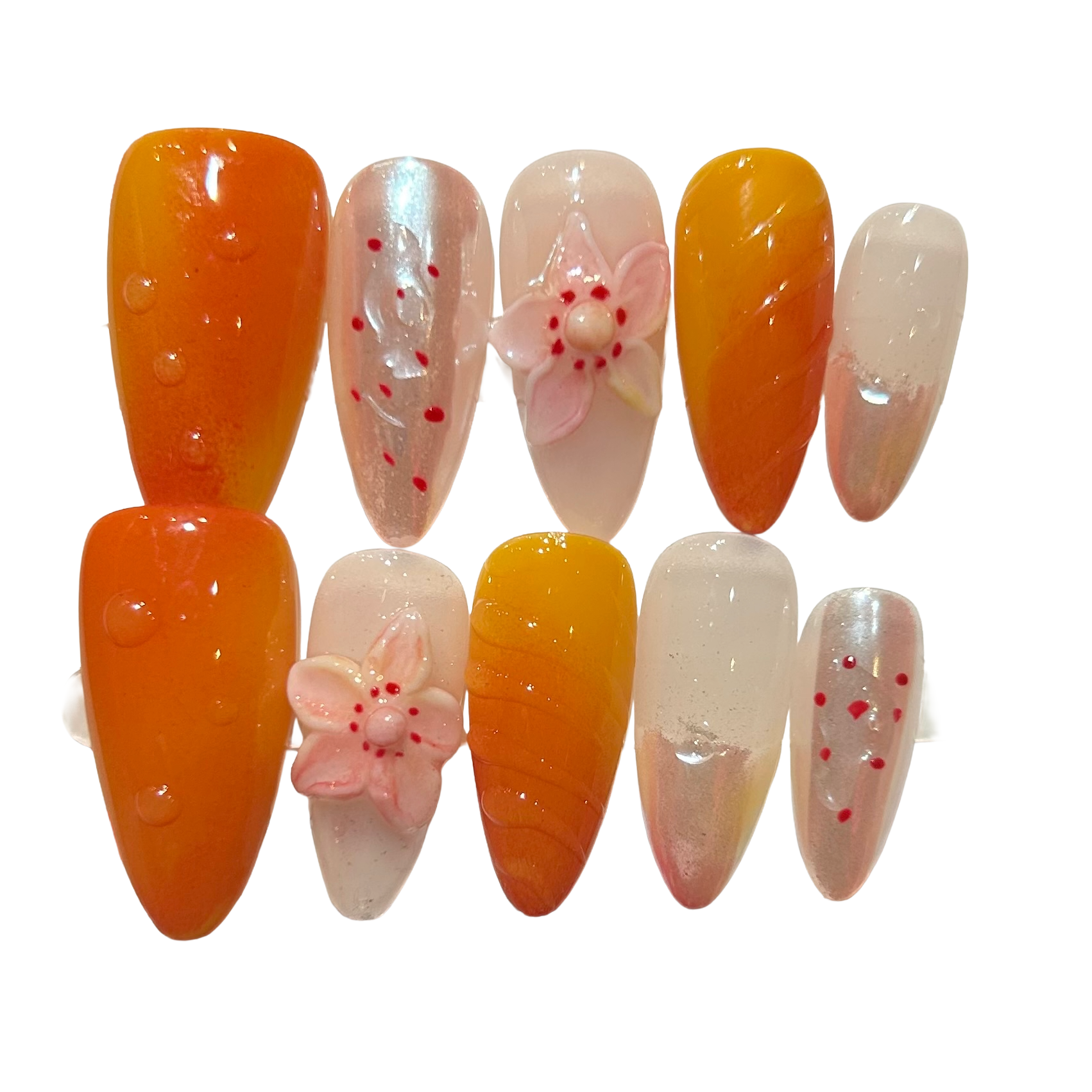 Y2K Jaguar Almond Press On Nail - MaYonail Store