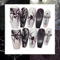 Spider Acrylic Coffin Press On Nail - MaYonail Store