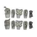 Butterfly Snow Acrylic Coffin Press On Nail L43 - MaYonail Store