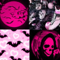 Halloween Ghost Acrylic Almond Press On Nail - MaYonail Store