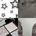 Shooting Star Acrylic Almond Press On Nail - MaYonail Store