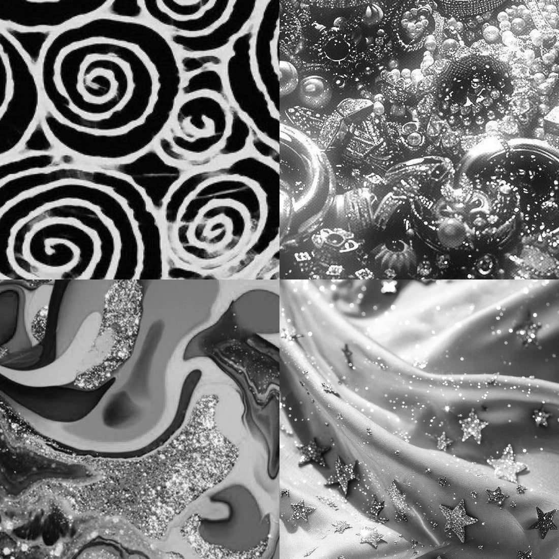 Swirled Sun Acrylic Coffin Press On Nail