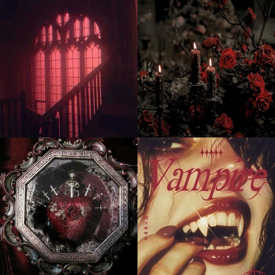 Divine Vampire Acrylic Stiletto Press On Nail