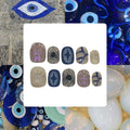 Evil Eye Acrylic Square Press On Nail - MaYonail Store