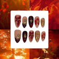Sunset Shimmer Acrylic Almond Press On Nail - MaYonail Store