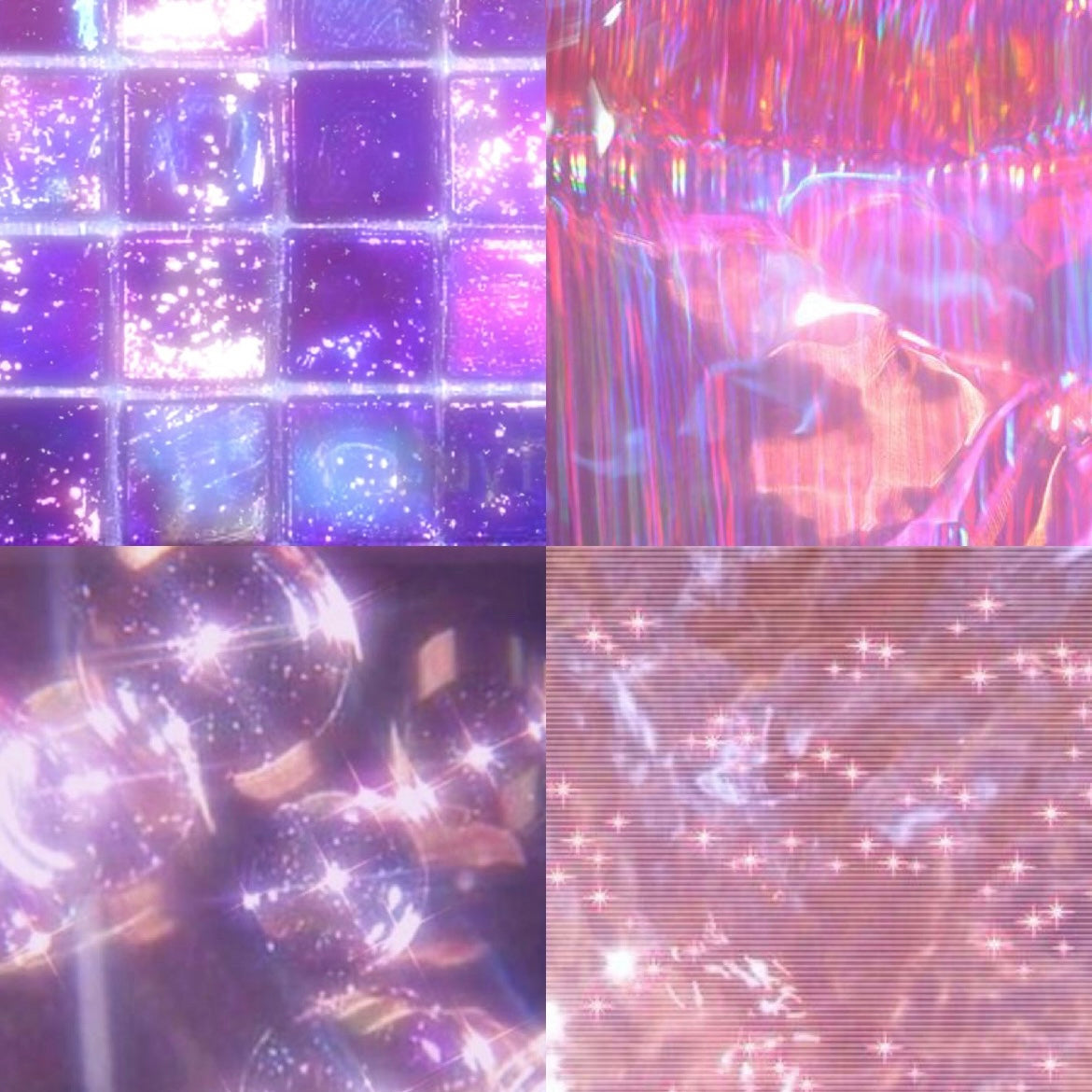 Pink Holographic Acrylic Oval Press On Nail - MaYonail Store