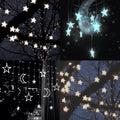 Starry Night Acrylic Square Press On Nail - MaYonail Store