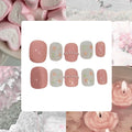 Blush Pink Acrylic Square Press On Nail - MaYonail Store